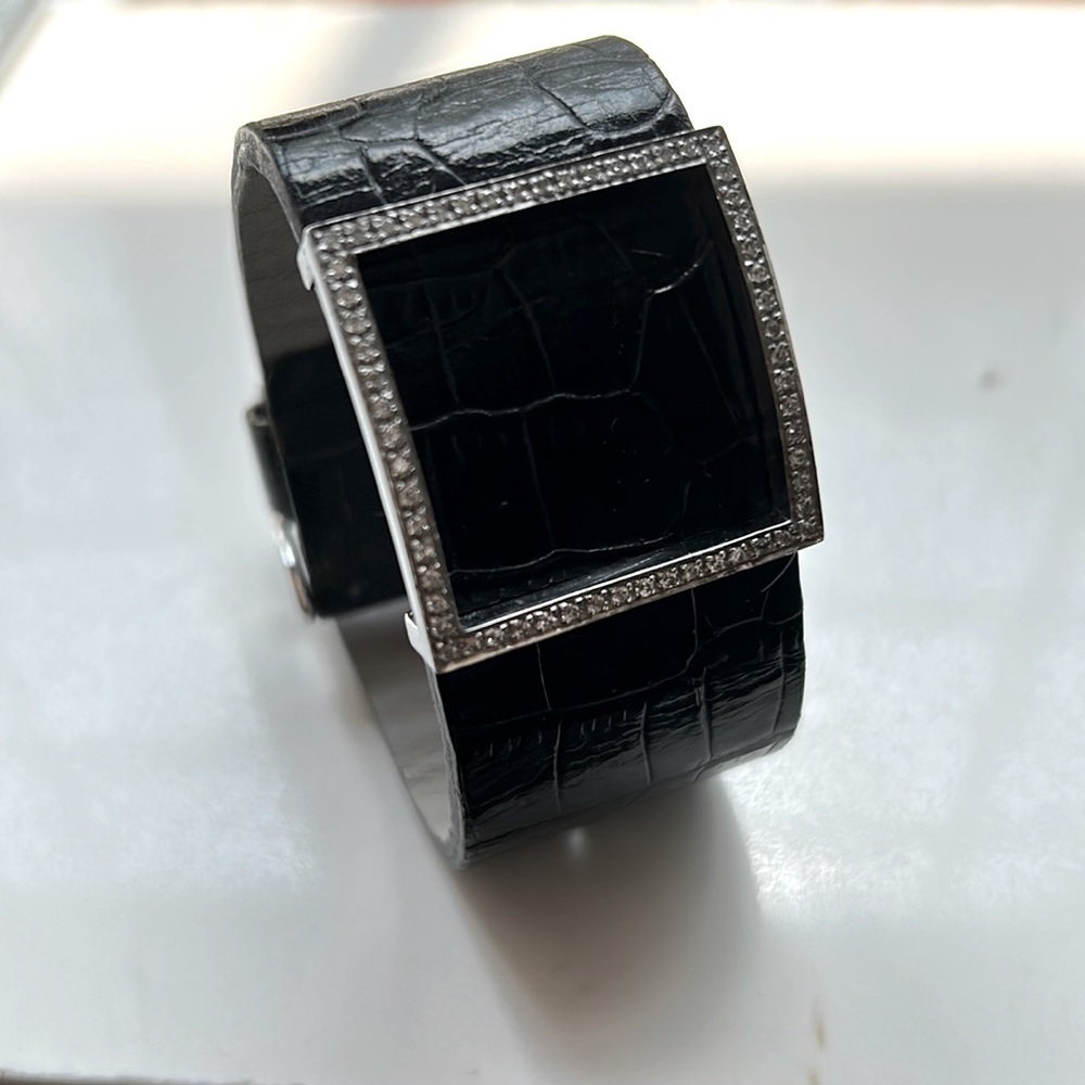 EXTREMELY RARE AARON BASHA 14k gold and diamond bracelet.